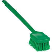 ColorCore Long Handle Brush, Stiff Bristles, 20" Long, Green Moffatt Supply & Specialties