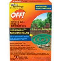 OFF! Mosquito Repellent Coils, DEET Free, Coil, 84.56 g Moffatt Supply & Specialties