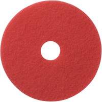 Floor Pads, 12", Buffing, Red Moffatt Supply & Specialties