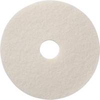 Floor Pads, 12", Polish, White Moffatt Supply & Specialties