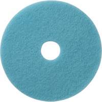 Luster Lite Floor Pads, 19", Burnishing, Light Blue Moffatt Supply & Specialties