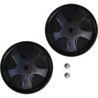 Roues de rechange avec capuchons &agrave; pression pour chariot &agrave; d&eacute;chets Moffatt Supply & Specialties
