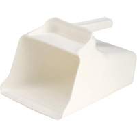 Mega Scoop, Plastic, White, 128 oz. Moffatt Supply & Specialties