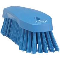 Grande brosse &agrave; main oblique, Soies Ferme, Longueur de 8", Bleu Moffatt Supply & Specialties