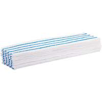 Disposable Mop Pad, Hook and Loop Style, Microfibre, 18" L x 4" W Moffatt Supply & Specialties