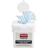 Seau de chargement pour chiffons microfibres, Blanc Moffatt Supply & Specialties