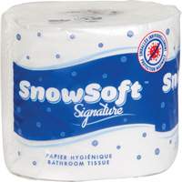 Papier hygi&eacute;nique de premi&egrave;re qualit&eacute; Snow Soft, 2 Pli, 600 Feuilles/Rouleu, Longueur 145', Blanc Moffatt Supply & Specialties