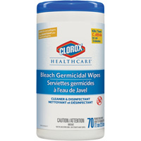 Healthcare&reg; Disinfecting Bleach Wipes, 70 Count Moffatt Supply & Specialties