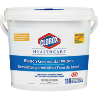 Healthcare&reg; Disinfecting Bleach Wipes, 110 Count Moffatt Supply & Specialties
