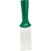 Grattoir en acier inoxydable avec poign&eacute;e montable sur manche, Vert, 2" la x 8" lo Moffatt Supply & Specialties