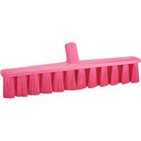 UST Push Broom, Medium Bristles, 15-1/4", Polyester, Pink Moffatt Supply & Specialties
