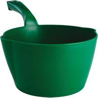 Round Bowl Scoop, Plastic, Green, 64 oz. Moffatt Supply & Specialties