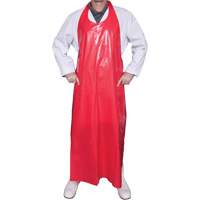 Top Dog 6 Mil. Apron, Polyurethane, 45" L x Red Moffatt Supply & Specialties