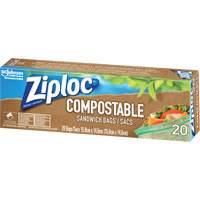 Sacs &agrave; sandwich compostables Ziploc Moffatt Supply & Specialties