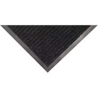 Twin Rib Matting, Wiper/Scraper, 3' x 5' x 1/4", Charcoal Moffatt Supply & Specialties