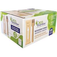 Individually Wrapped Wooden Forks Moffatt Supply & Specialties