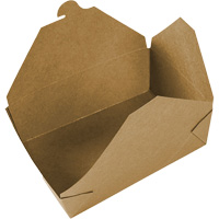Kraft Take Out Food Containers, Corrugated, Rectangular Moffatt Supply & Specialties