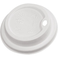 Compostable White Dome Sip Lids Moffatt Supply & Specialties