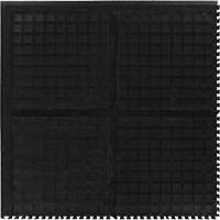 Hog Heaven III Comfort Modular Centre Tile, Corrugated, 3' x 3' x 3/4", Black, Nitrile Moffatt Supply & Specialties