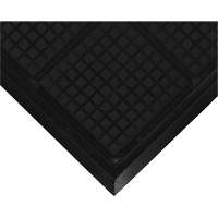 Hog Heaven&reg; Workstation Mat, Corrugated, 3-3/5' x 3-3/5' x 3/4", Black, Nitrile Moffatt Supply & Specialties