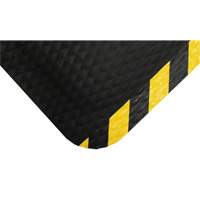 Tapis Hog Heaven, Losange, 4-4/5' x 8' x 5/8", Noir/Jaune, Nitrile Moffatt Supply & Specialties