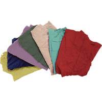 Recycled Material Wiping Rags, Fleece, Mix Colours, 25 lbs. Moffatt Supply & Specialties