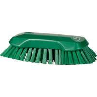 Brosse &agrave; main, Soies Tr&egrave;s ferme, Longueur de 9-1/10", Vert Moffatt Supply & Specialties