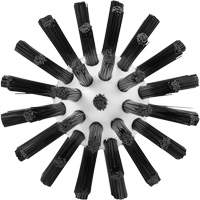 Cleaning Brush, Stiff Bristles, 5-7/10" Long, Black Moffatt Supply & Specialties