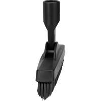 Crevice Brush, Extra Stiff Bristles, 8-9/10" Long, Black Moffatt Supply & Specialties