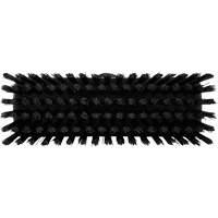 Compact Wall/Deck Broom, Stiff Bristles, 8-9/10", Polyester/Polypropylene, Black Moffatt Supply & Specialties