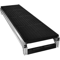 Trousse de plateforme de travail modulaire en aluminium lisse FOUNDATION, 18" la x 72" pr, Capacit&eacute; de 400 lb, Enti&egrave;rement soud&eacute; Moffatt Supply & Specialties