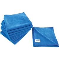 Dusting and Cleaning Cloth, Microfibre, Blue Moffatt Supply & Specialties