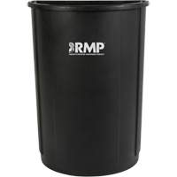 Half-Round Garbage Bin, Polyethylene, 21 US gal. Moffatt Supply & Specialties