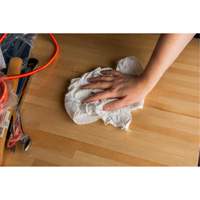 Recycled Rags, Cotton, White, 20 lbs. Moffatt Supply & Specialties