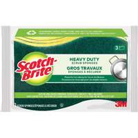 Scotch-Brite&reg; Heavy Duty Scrub Sponge, Scrubbing, 2-3/5" W x 4-2/5" L Moffatt Supply & Specialties