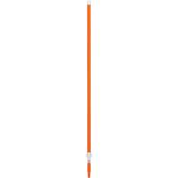 Handle, Broom/Brush/Dust Mop/Pad Holder/Scraper/Squeegee/Wet Mop, Orange, Telescopic, 62" - 109-2/5" L Moffatt Supply & Specialties