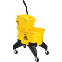 Grizzly Mop Wringer & Bucket, Down Press, 8 US Gal. (32 Quart), Yellow Moffatt Supply & Specialties