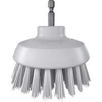 Brosse ronde HyDrive pour perceuse, Soies Tr&egrave;s ferme, Longueur de 3-1/10", Blanc Moffatt Supply & Specialties