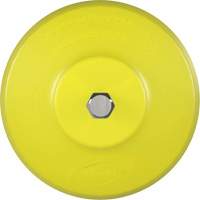 Brosse ronde HyDrive pour perceuse, Soies Tr&egrave;s ferme, Longueur de 3-1/10", Jaune Moffatt Supply & Specialties