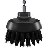 Brosse ronde HyDrive pour perceuse, Soies Tr&egrave;s ferme, Longueur de 3-1/10", Noir Moffatt Supply & Specialties