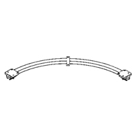 Ceiling Mounted 90° Curved Curtain Partition Track, 3' L Moffatt Supply & Specialties