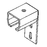 Curtain Partition Wall Mount End Connector Moffatt Supply & Specialties