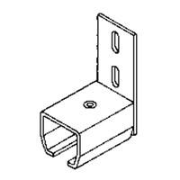 Curtain Partition Wall Mount End Connector Moffatt Supply & Specialties