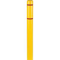 Capuchons en polyethylene pour borne de protection, 4-1/2" dia. x 52" l, Jaune Moffatt Supply & Specialties