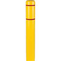 Capuchons en polyethylene pour borne de protection, 6-5/8" dia. x 52" l, Jaune Moffatt Supply & Specialties