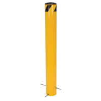 Bornes &agrave; couler, Acier, 36-1/2" h x 5-9/16" la, Jaune Moffatt Supply & Specialties