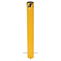 Bornes &agrave; couler, Acier, 36-1/2" h x 5-9/16" la, Jaune Moffatt Supply & Specialties