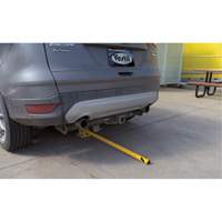 Butoirs repliables, Acier, 42" h x 1-3/4" la, Jaune Moffatt Supply & Specialties