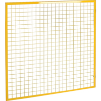 Wire Mesh Partition Components - Sliding Doors, 4' W x 8' H Moffatt Supply & Specialties