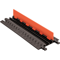 Protecteur de c&acirc;ble &agrave; profil bas Guard Dog, 2 canaux, 36" lo x 11,94" la x 1,25" h Moffatt Supply & Specialties